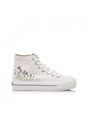 Mujer El Rayo Botin Canvas All - Mustang 60172-Flw