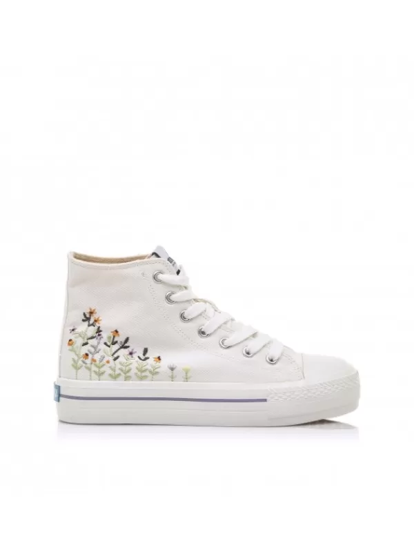 Mujer El Rayo Botin Canvas All - Mustang 60172-Flw