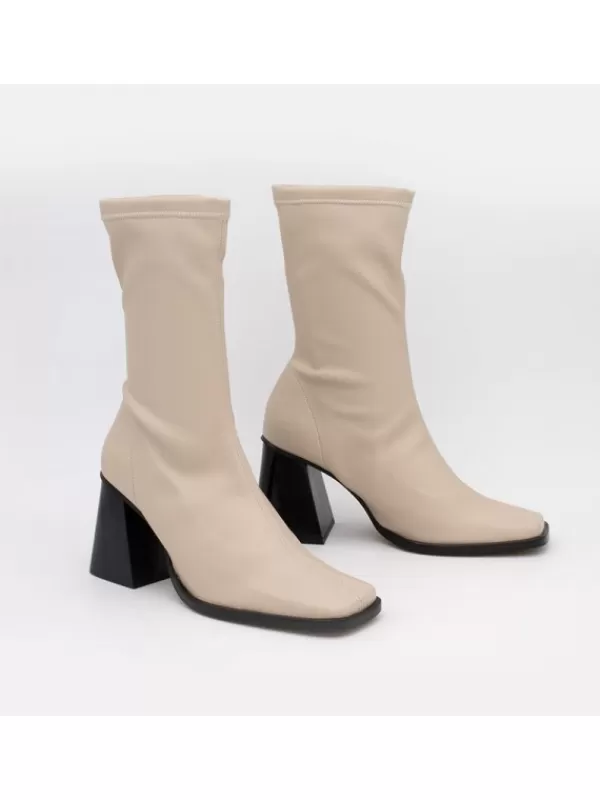 Mujer El Rayo Botin Tacon Ancho - Angel Alarcon 22561