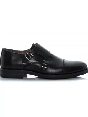 Hombres El Rayo Doble Hebilla Monk Straps - Rayo Basic 22960