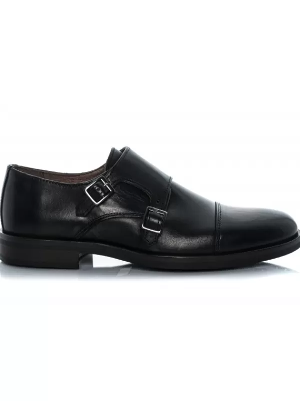 Hombres El Rayo Doble Hebilla Monk Straps - Rayo Basic 22960