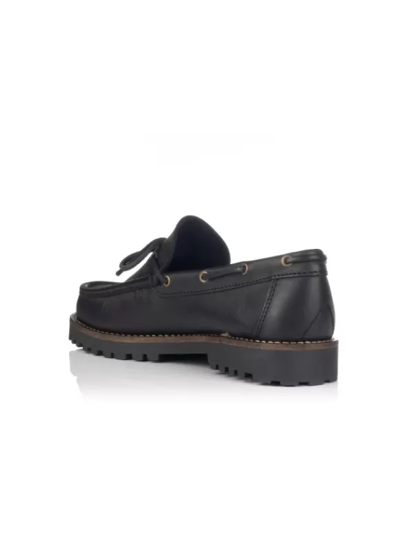 Hombres El Rayo Mocasin Nautico Lazo - Storm 207C