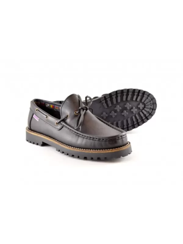 Hombres El Rayo Mocasin Nautico Lazo - Storm 207C