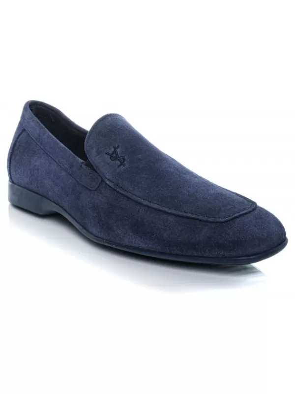 Hombres El Rayo Mocasin Slipper Bordado - Sergio Serrano 1109