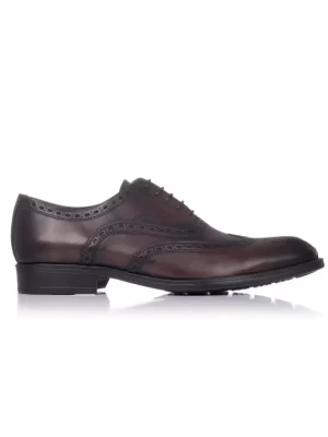 Hombres El Rayo Zapato Cordones Brocado - Sergio Serrano 5003