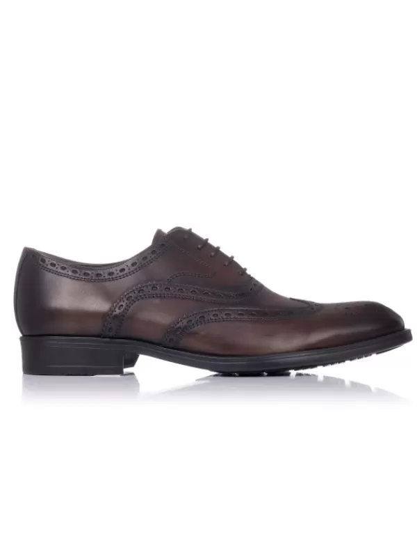 Hombres El Rayo Zapato Cordones Brocado - Sergio Serrano 5003